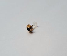 Load image into Gallery viewer, GOLDPLATED STERLING SILVER AND GEMSTONE LABRET