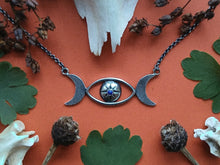 Load image into Gallery viewer, Moon Nazar Eye Talisman Necklace
