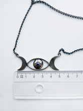 Load image into Gallery viewer, Moon Nazar Eye Talisman Necklace