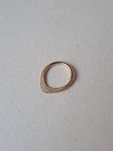 GOLDPLATED STERLING SILVER SEPTUM PIERCING RING