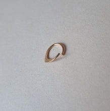 Load image into Gallery viewer, GOLDPLATED STERLING SILVER SEPTUM PIERCING RING