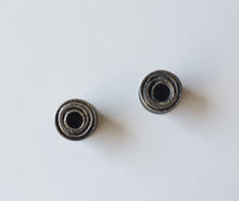Load image into Gallery viewer, Double flared plugs in recycled sterling silver in 8mm/0g