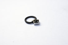 Load image into Gallery viewer, NIOBIUM PIERCING RING WITH SILVER OR BRONZE LOCK