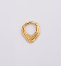 Load image into Gallery viewer, TWIST OPEN GOLD PLATED PIERCING RING