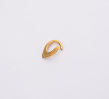 Load image into Gallery viewer, TWIST OPEN GOLD PLATED PIERCING RING