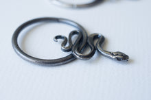 Load image into Gallery viewer, SERPENT earweights sterling silver