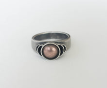 Load image into Gallery viewer, SILVER RING WITH COPPER OR BRASS BALL