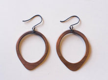 Load image into Gallery viewer, COPPER EARRINGS WITH NIOBIUM HOOKS