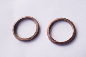 CHUNKY COPPER RING