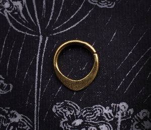 18K GOLD PLATED PIERCING RING