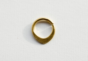 18K GOLD PLATED PIERCING RING