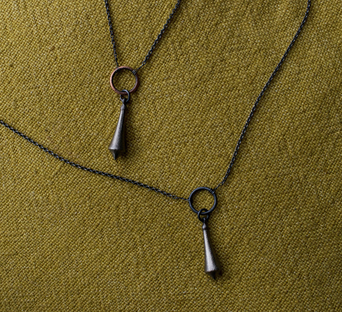 PENDULUM STERLING SILVER NECKLACE