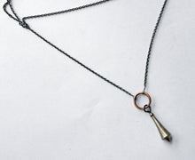 Load image into Gallery viewer, STERLING SILVER TEARDROP PENDANT NECKLACE