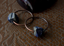 Load image into Gallery viewer, LAPIS LAZULI AND COPPER EAR WEIGHTS