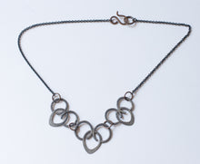 Load image into Gallery viewer, RECYCLED STERLING SILVER BIB NECKLACE