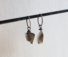 Load image into Gallery viewer, SMOKY QUARTZ EARRINGS