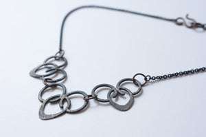 RECYCLED STERLING SILVER BIB NECKLACE