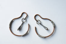 Load image into Gallery viewer, COPPER AND STERLING SILVER EAR WEIGHTS