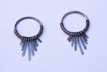 Load image into Gallery viewer, FRINGE EARWEIGHTS IN SILVER AND COPPER