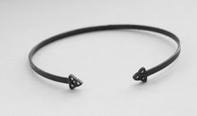 Load image into Gallery viewer, OXIDIZED BLACK SILVER BANGLE